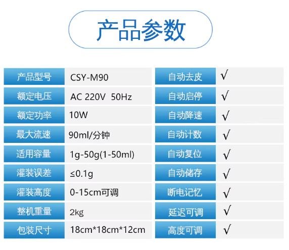 آلة تعبئة المضخة الحرارية شبه التلقائية الموزنة -XQ02